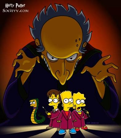 les simpsons  a l'ecole des sorcier